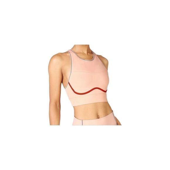 Fabaletics Brynn High Impact Sports Bra II Sz XL Sandalwood/Persimmon/Reflective - Picture 7 of 8